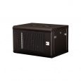 Шкаф 19" телекоммуникационный настенный, 6U 368x600х450 мм, дверь перфорация, черный